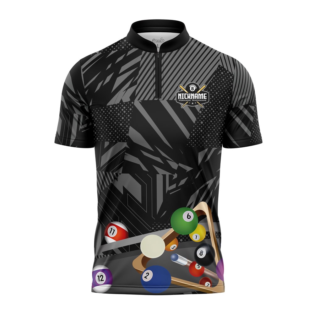 Billard Shirt "VISK" GREY – Bild 2