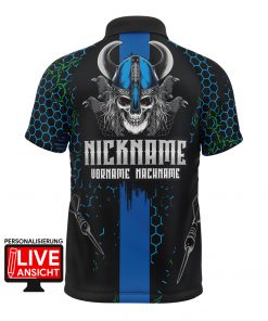 Dart Shirt "VIKINGS" BLUE