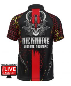 Dart Shirt "VIKINGS" RED
