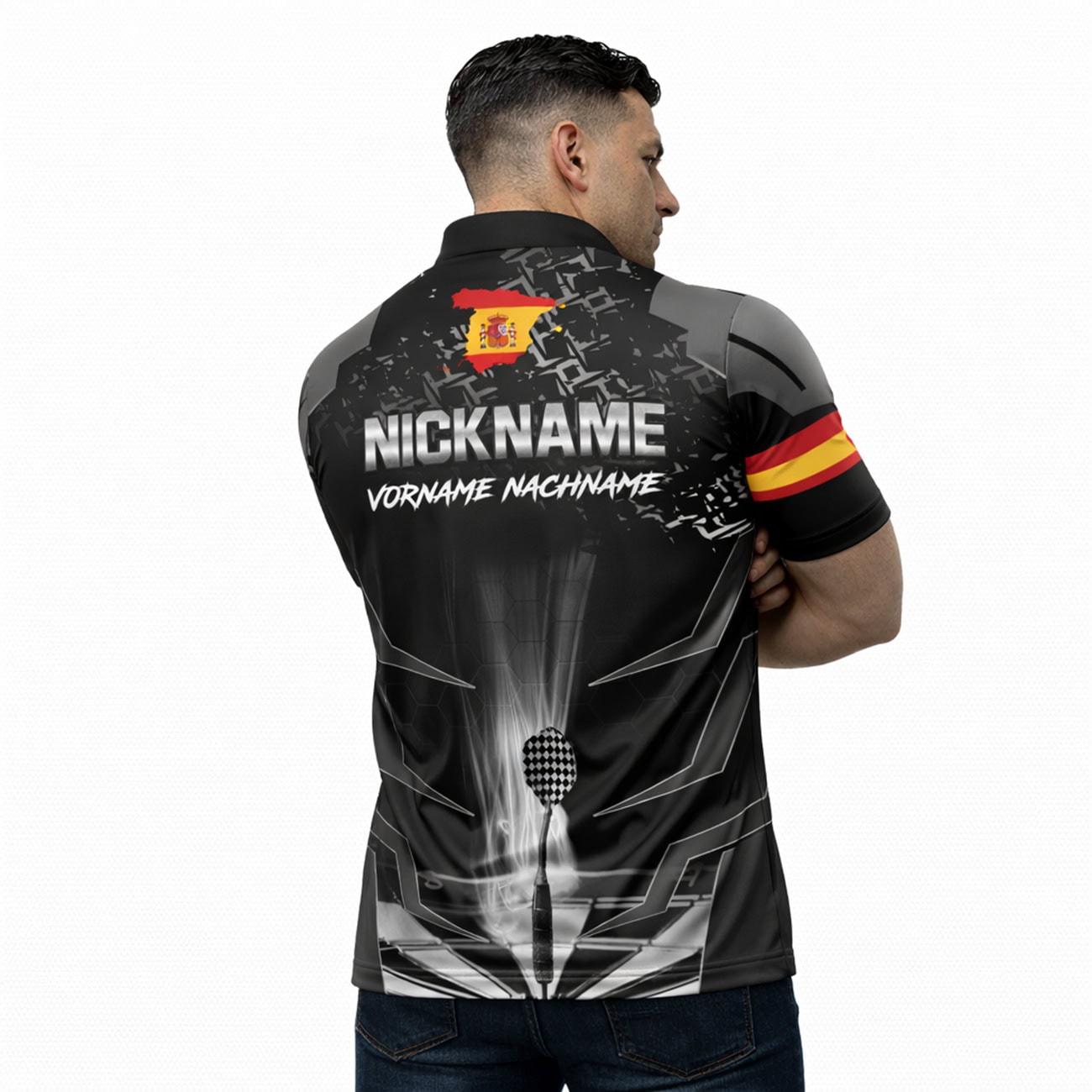 Dart Shirt "NATIONS" SPAIN – Bild 2