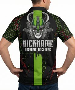 Alternative view of Dart Shirt "VIKINGS" GREEN