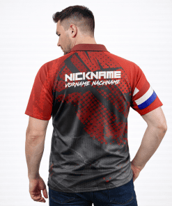 Alternative view of Dart Shirt "MAGNA NETHERLANDS" RED