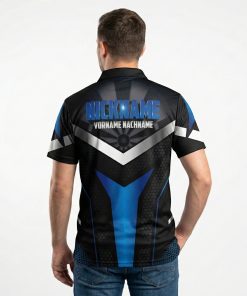 Alternative view of Dart Shirt "MATTI" BLUE