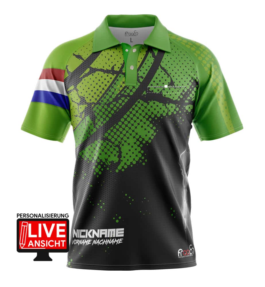 Dart Shirt "MAGNA NETHERLANDS" GREEN