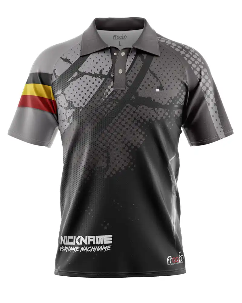 Dart Shirt "MAGNA BELGIUM" GREY – Bild 4