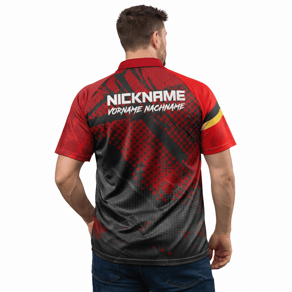 Dart Shirt "MAGNA BELGIUM" RED – Bild 2