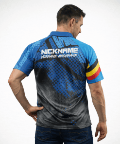 Alternative view of Dart Shirt "MAGNA BELGIUM" BLUE