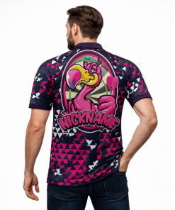 Alternative view of Dart Shirt "TRACTUS" FLAMGO