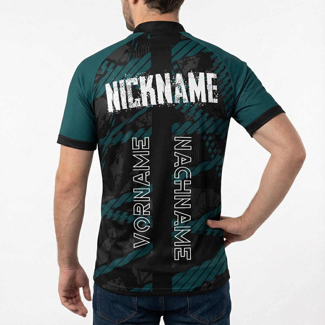 TRIKOT "ACTIVA" PETROL – Bild 2