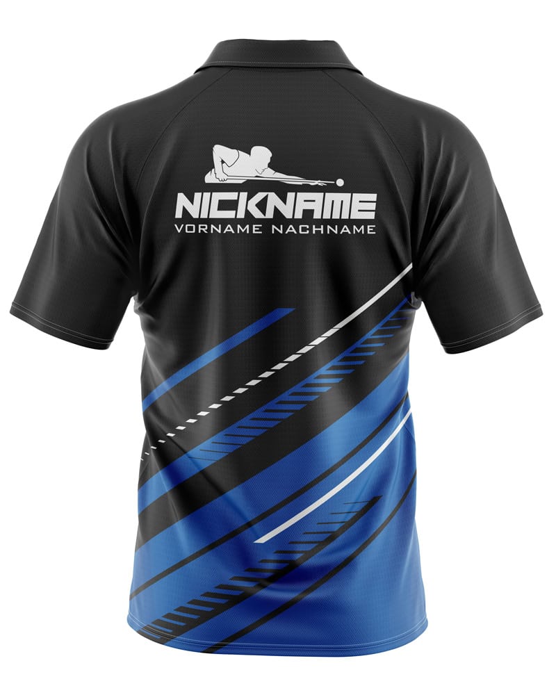 Billard Trikot "SOPEX" BLUE – Bild 3