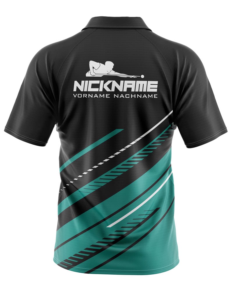 Billard Trikot "SOPEX" PETROL – Bild 3