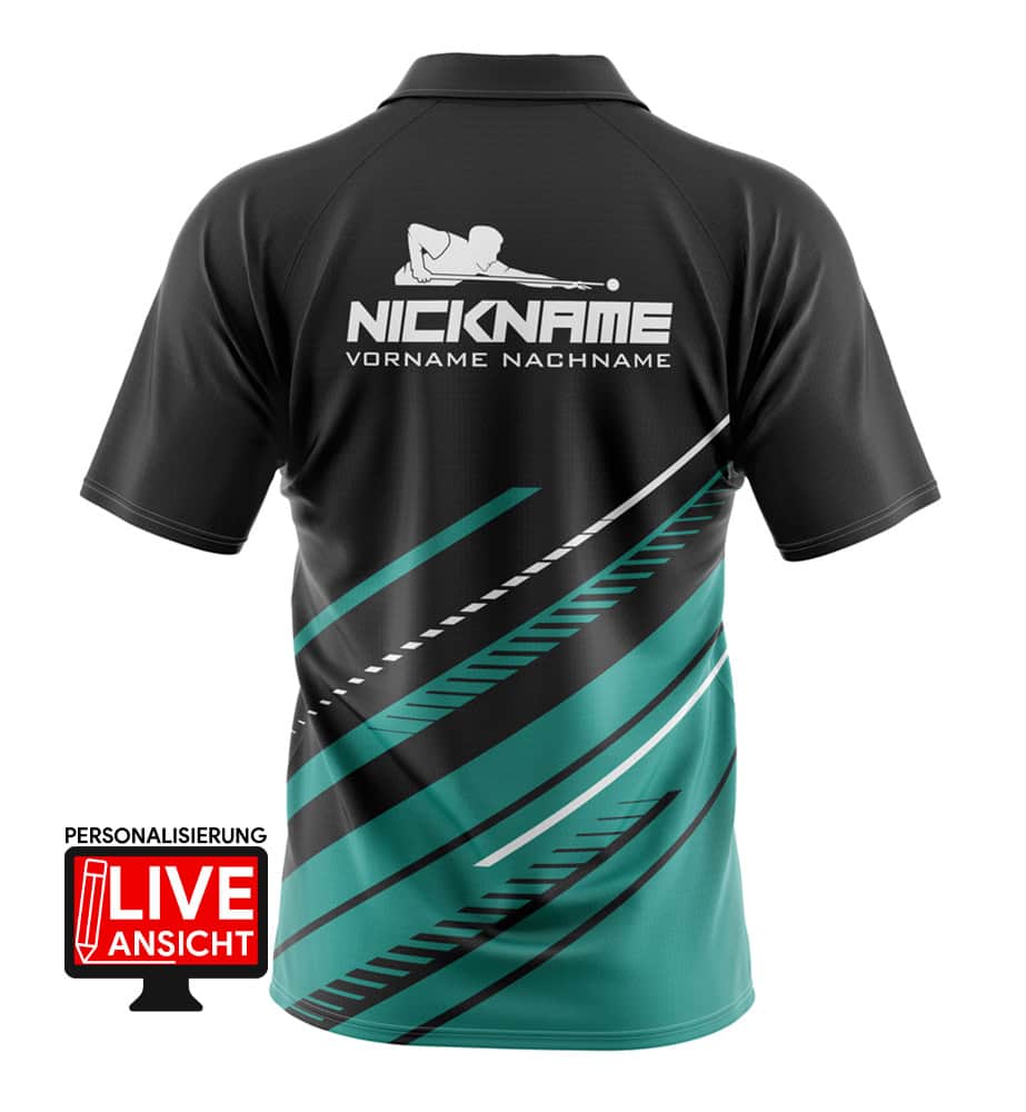 Billard Trikot "SOPEX" PETROL