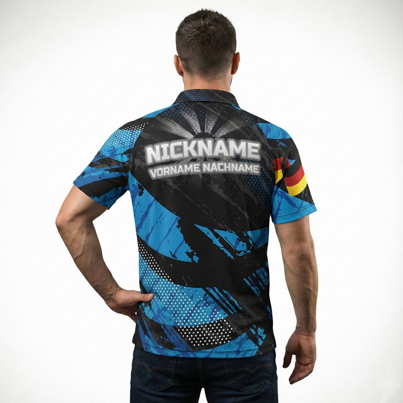 Dart Shirt "BAROU" BLUE – Bild 2