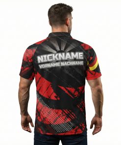 Alternative view of Dart Shirt "BAROU" RED