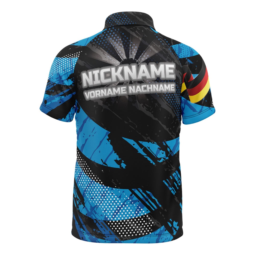 Dart Shirt "BAROU" BLUE – Bild 3