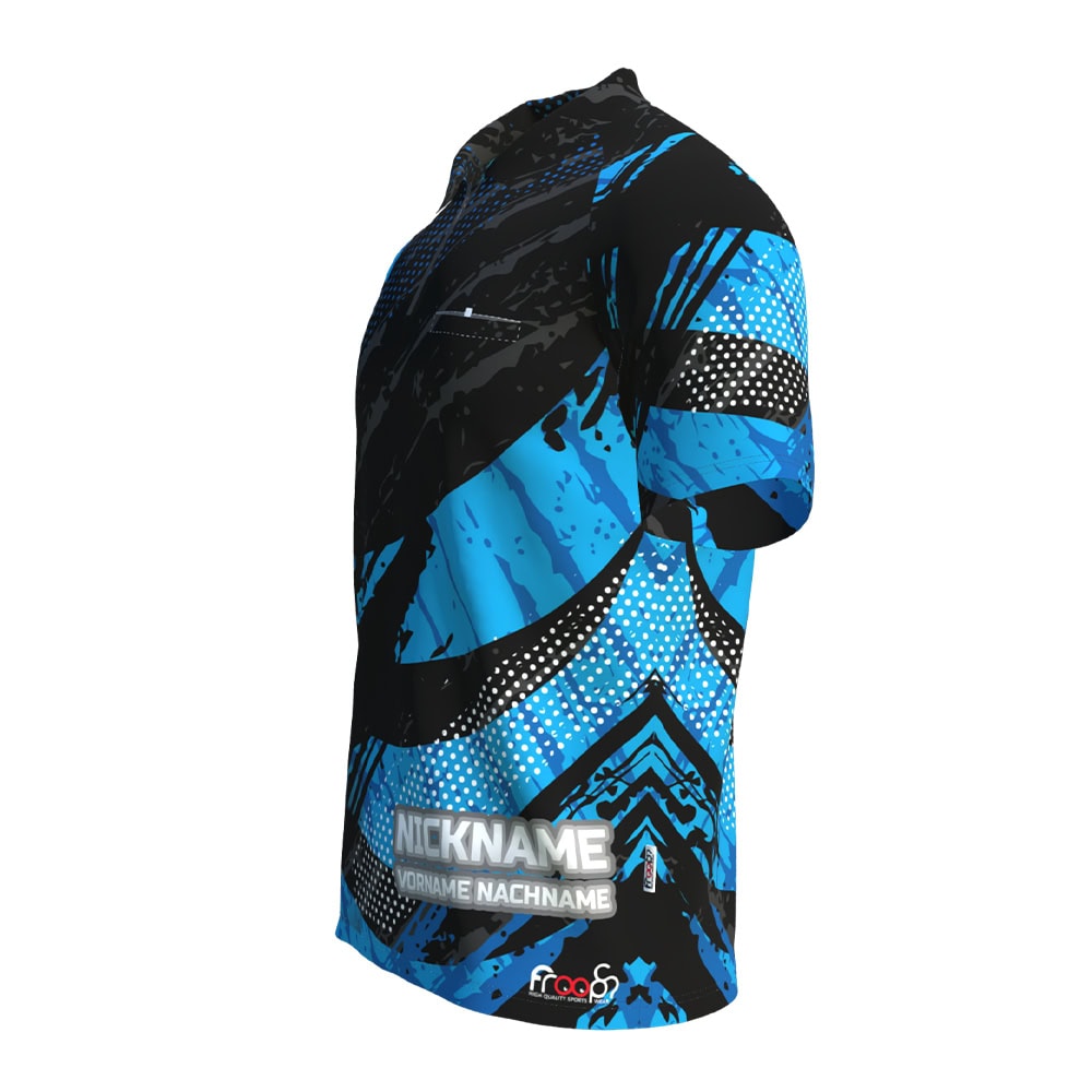 Dart Shirt "BAROU" BLUE – Bild 4