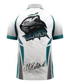 Alternative view of Darts Trikot Manfred „Beaver“ Bilderl 2023 Türkis