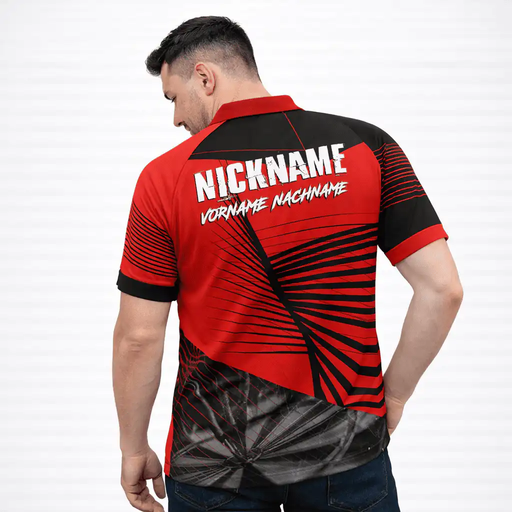 Dart Shirt "TURBO" RED – Bild 2