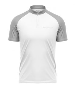 Trikot Stehkragen mit Brusttasche Konfigurator Blanko