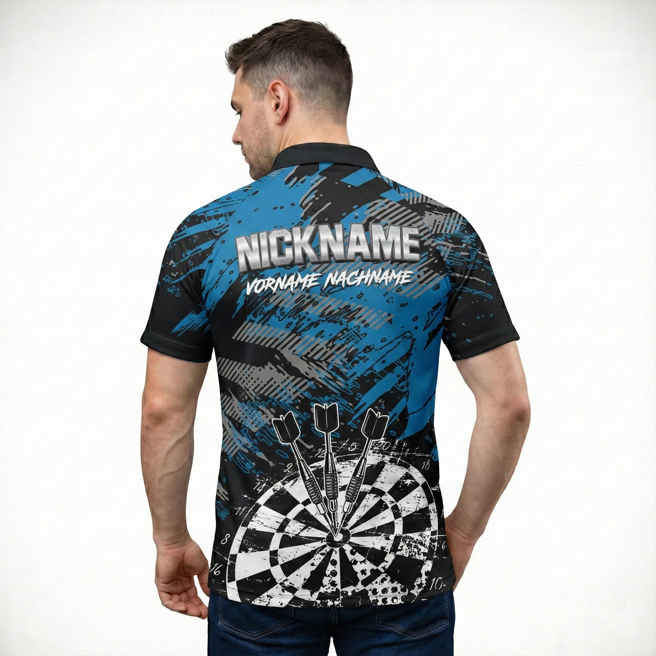 Dart Trikot "KALLA" BLUE – Bild 2