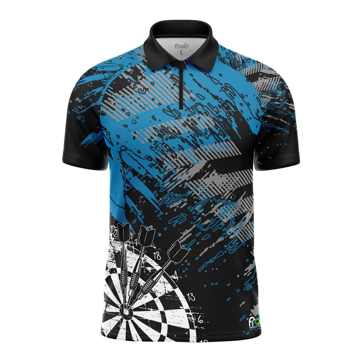 Dart Trikot "KALLA" BLUE – Bild 3