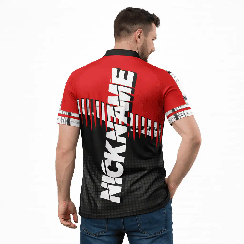 Dart Shirt "VECTORIS" RED – Bild 2