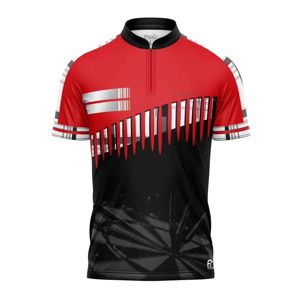 Dart Shirt "VECTORIS" RED – Bild 3