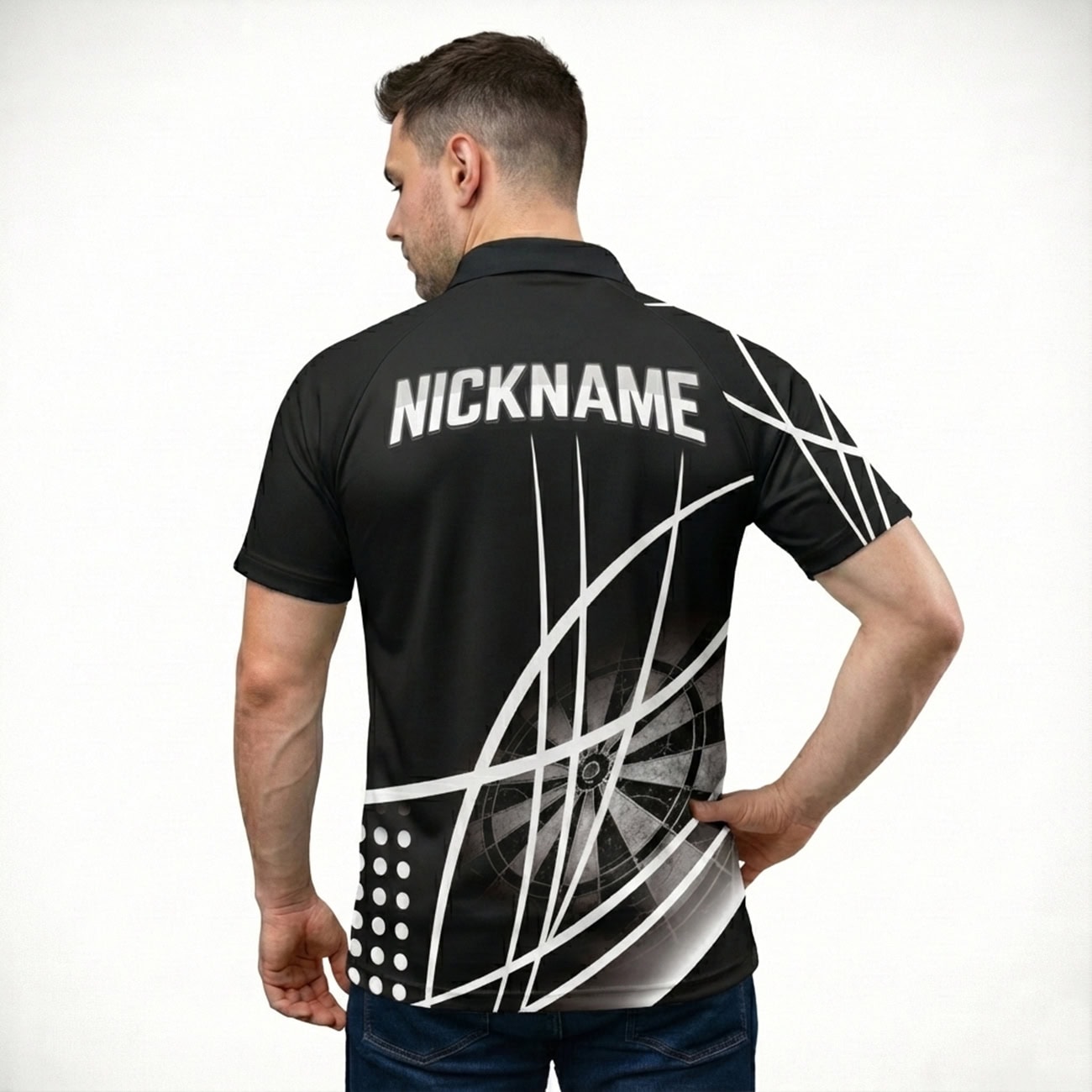 Dart Trikot "NOIR" BLACK – Bild 2