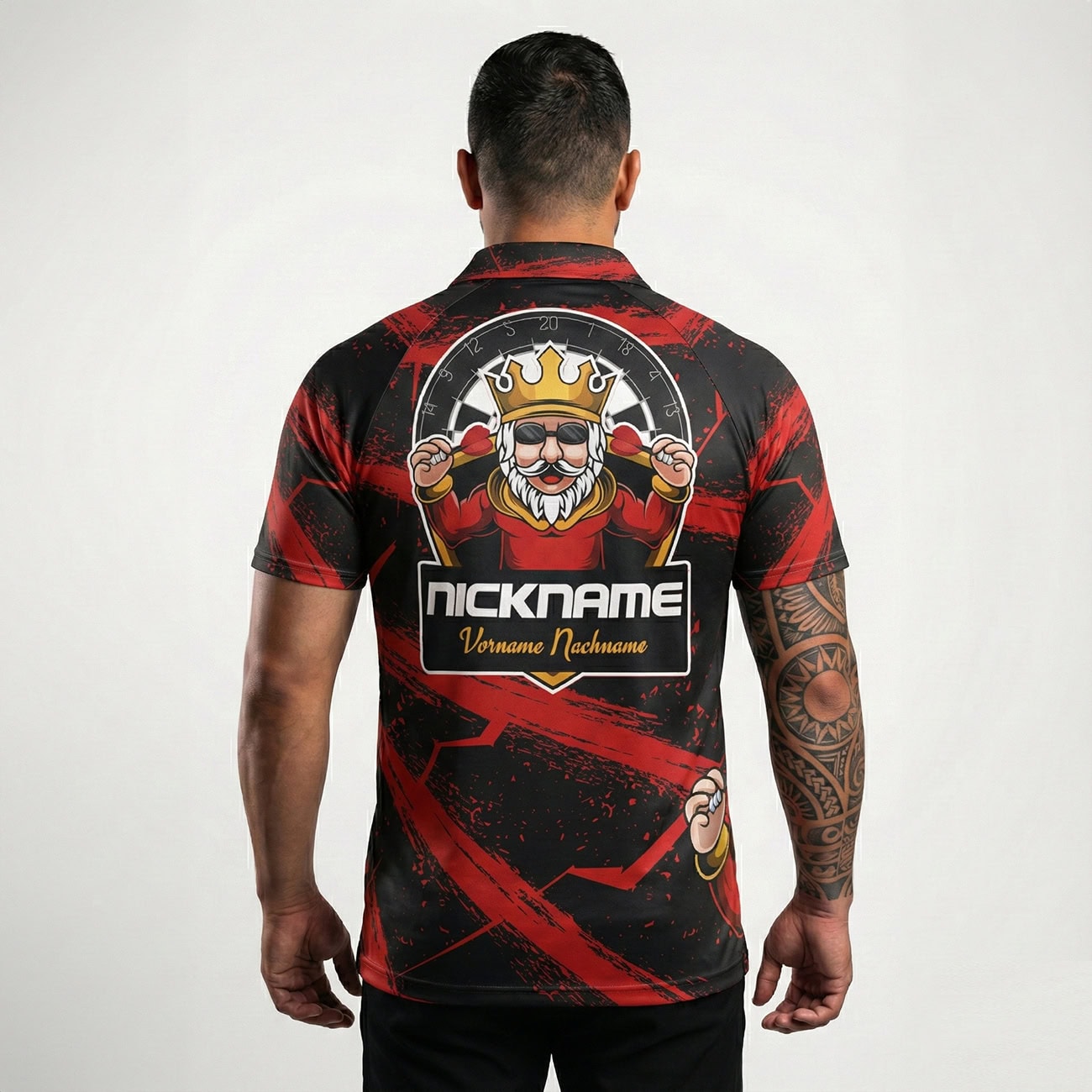 Dart Shirt "REX" RED – Bild 2