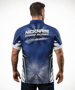 Alternative view of Dart Shirt "ACRI" BLUE