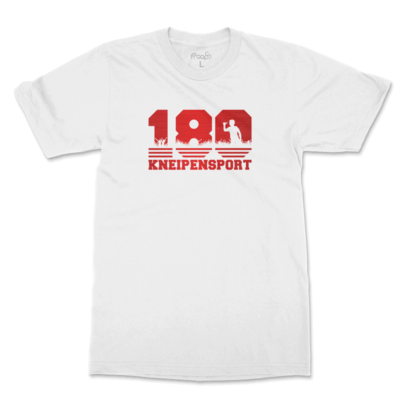 Darts T-Shirt 180 Kneipensport Sonderedition froops Kollektion