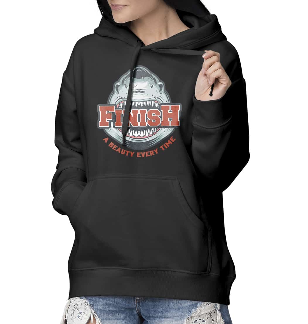Damen Heavy Darts Hoodie HIGH FINISH