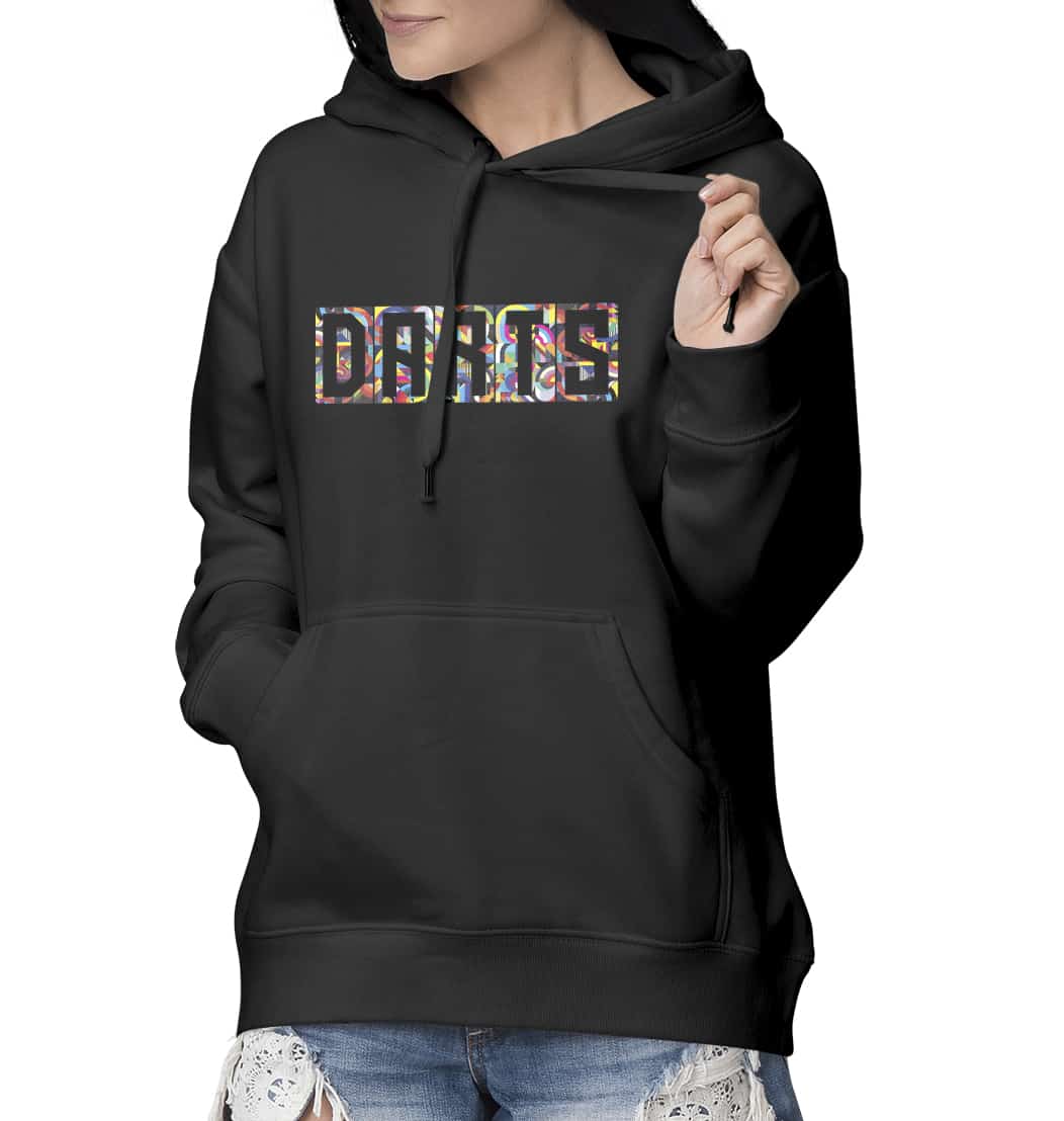 Damen Heavy Darts Hoodie DARTS