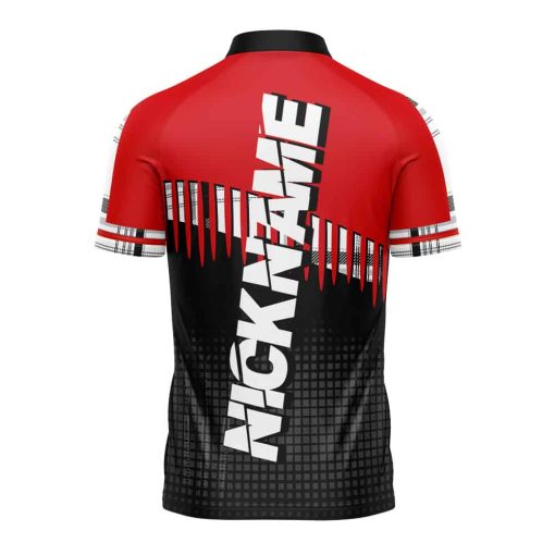 Dart-Trikot VECTORIS RED – Rückansicht