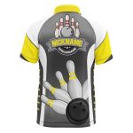 Bowling-Trikot Gèam – Rückansicht