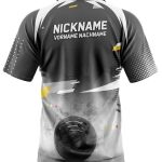 Bowling-Trikot TEINE – Rückansicht