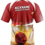 Bowling-Trikot TEINE – Rückansicht