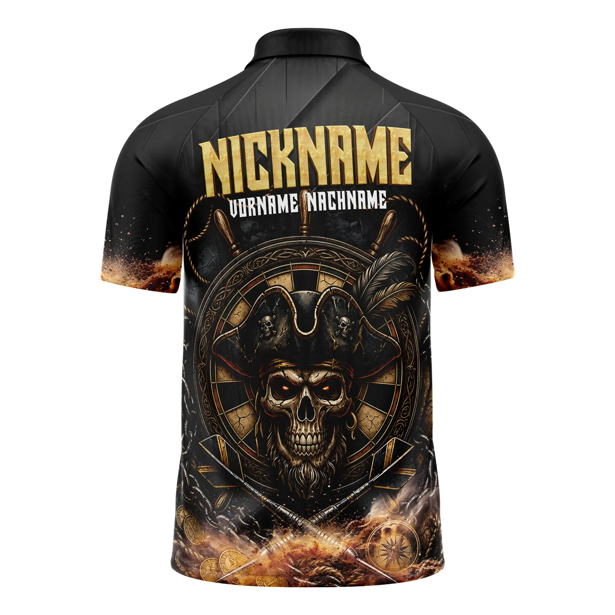 BLACKBEARD Darts-Trikot · Motivdesign