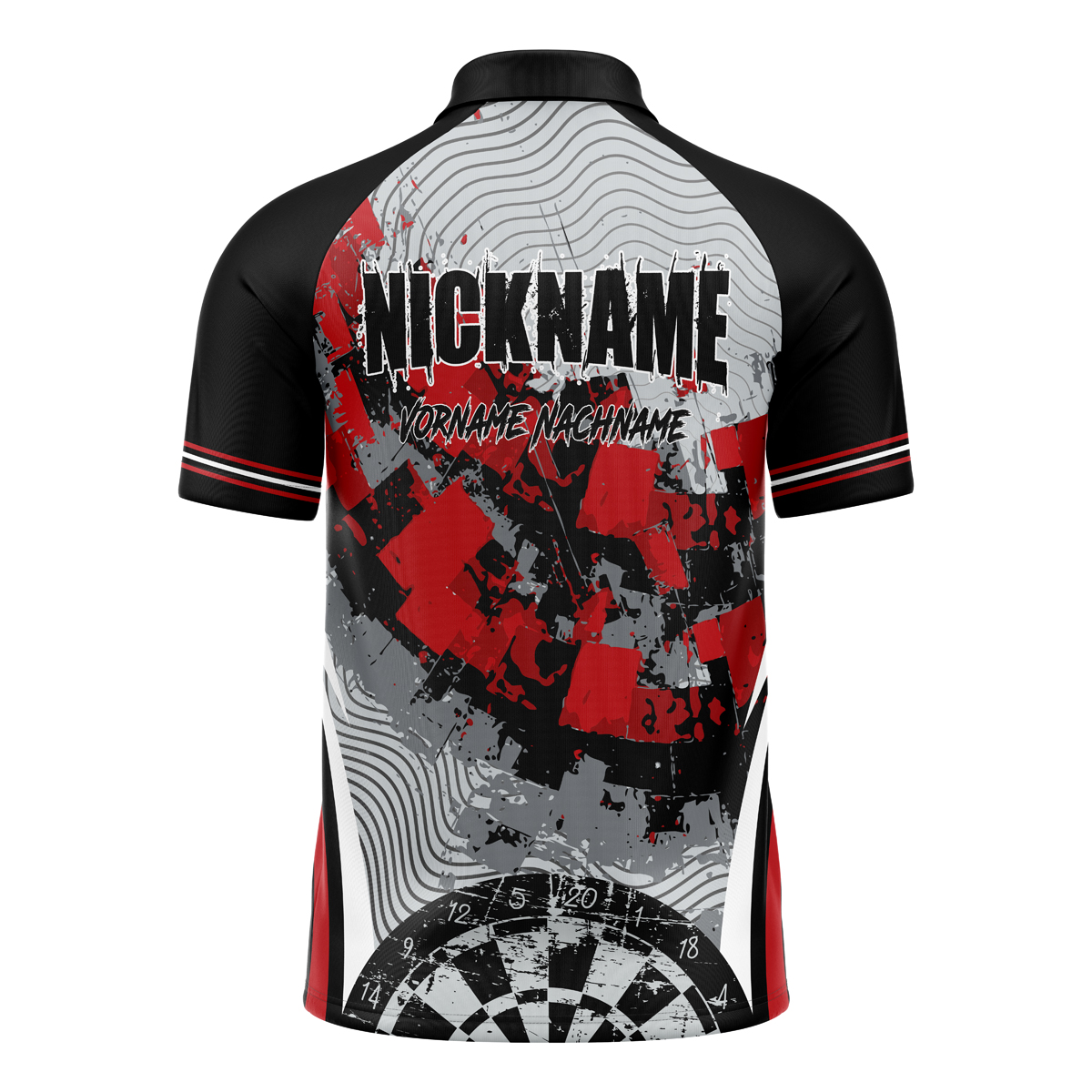 RASTER Darts-Trikot · Motivdesign
