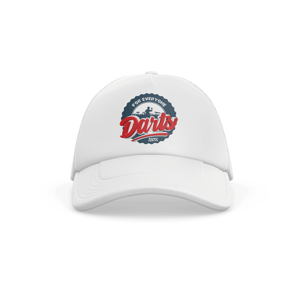 Trucker Cap Darts for everyone White froops Kollektion